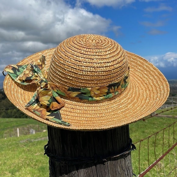 Y2k 90’s Cute Sunflower Straw Hat - Picture 7 of 7